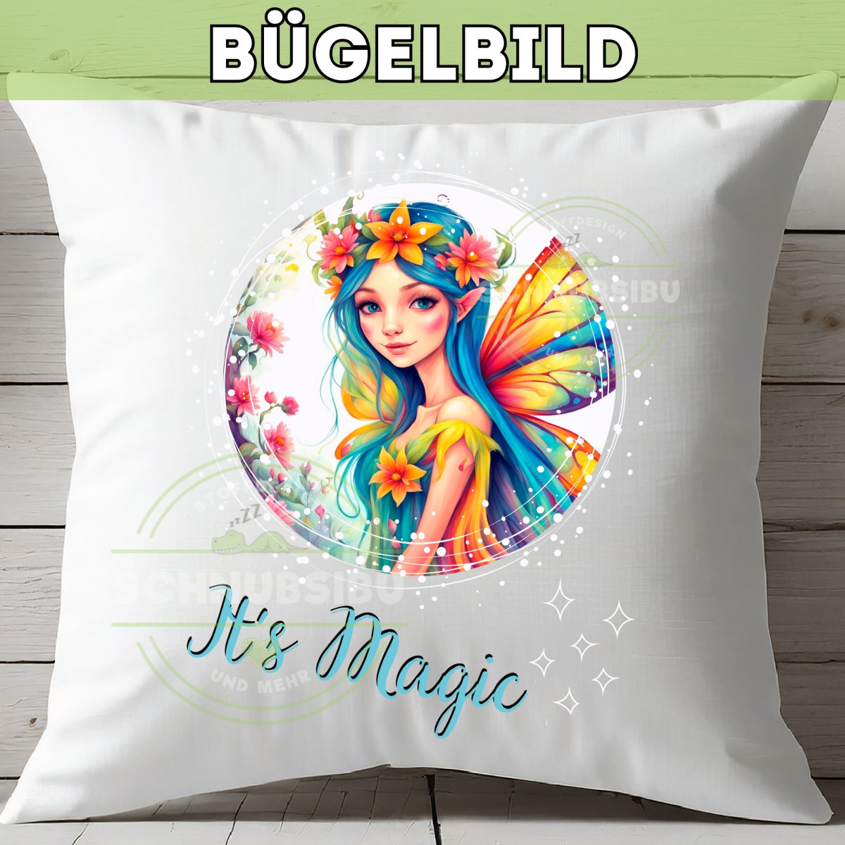 Bügelbild Schöne Fee